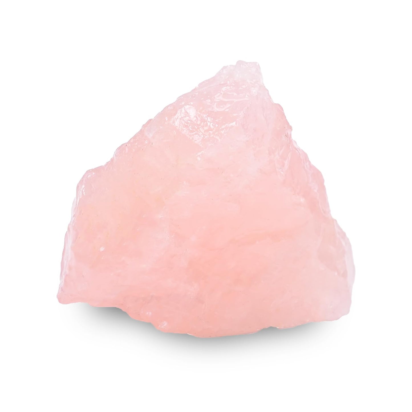 Rose Quartz Raw Stones 1PC, Gemstones Raw Stones and Healing Crystals, Hand Carved Natural Pocket Raw Stone for Decoration Tumbling, Garden(1.18"-1.97")