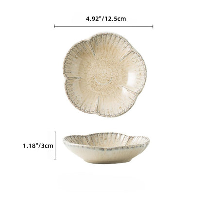XZJMY 2Pcs Jewelry Dish Tray,Ceramic Trinket Dish,Ring Holder,Cute Jewelry Plate Bowl for Friends Sisters Daughter Mother,All Jewelries Are not Included (Camel)