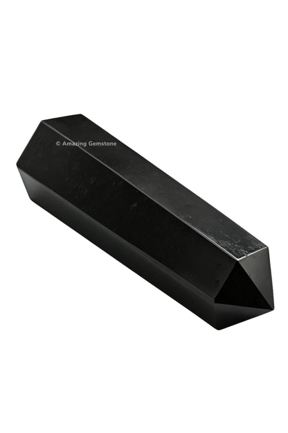 Amazing Gemstone Large Black Tourmaline Crystal Towers ~ Natural Healing Crystal Point Obelisk for Reiki Healing and Crystal Grid (5.5 to 6 INCH)