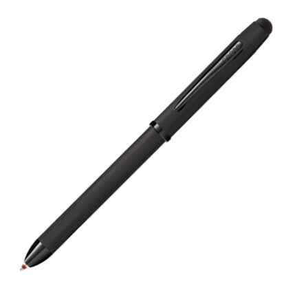 Cross Tech3+ Refillable Multi-Function Ballpoint Pen with Stylus, Medium Ballpen and Pencil, Includes Premium Gift Box - Brushed Black