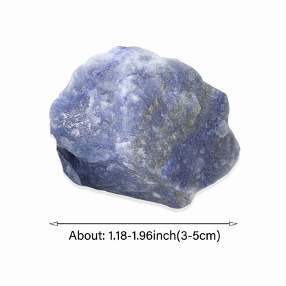 2PCS Natural Raw Stone Healing Crystals Bulk Healing Gemstones for Reiki Tumbling Fountain Rocks Meditation Garden Home Decor (Blue Aventurine)