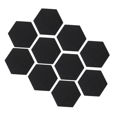 Uonlytech 10pcs Felt Message Board Wall Decor Photo Display Board Easy Install Wall Sticker for Home Decor