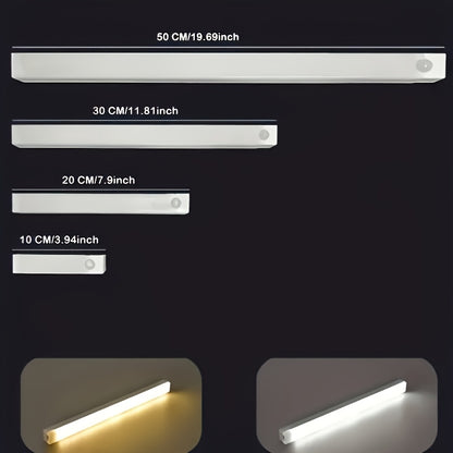 Office Light, Motion Sensor Light, Cabinet Wardrobe Light, Wireless LED Night Light, Stair Backlight, Rechargeable, Suitable for Room, Kitchen, Closet, Stairs, Bathroom and Hallway - Wall Mount, Desktop, Ceiling, Pole Mount, Touch Switch, Indoor Use