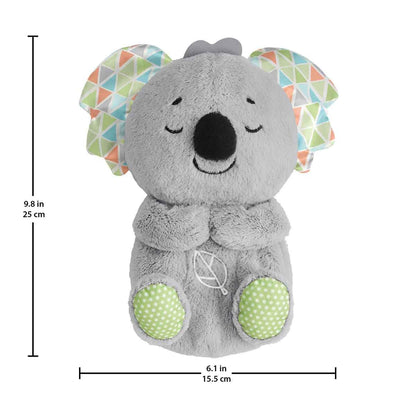 FISHER-PRICE BABY Toy Soothe 'n Snuggle Koala Plush Sound Machine with Customizable Music Lights & Breathing Motion for Newborns 0+ Months