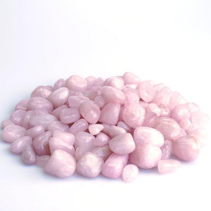 XMHOME 3 Pounds Rose Quartz Tumbled Stones - Pink Polished Crystals for Vase Filler, Love Energy, and Jewelry