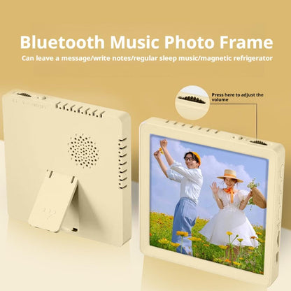 Picture Frame with Sound,Personalized Wireless Tabletop & Wall Mount Sound Photo Frame,Back Magnetic Design,with Recording Function,for Living Room,Bedroom,Office,Unique Gifts for Famiy & Friends