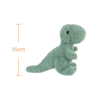Apricot Lamb Toys Plush Green Dinosaur Stuffed Animal Soft Cuddly Perfect for Girls Boys (Medium, 14 Inches)