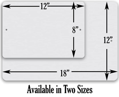 Metal Sign - Trespassers Will Be Composted - Durable Metal Sign - Use Indoor/Outdoor - Makes a Great Funny Garden Sign For Men and Women (8" x 12")