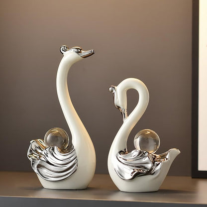 SENROR Crystal Swan Pendant Living Room Light Luxury Luxury Wine Cabinet TV Cabinet Premium Feel Decorative Wedding Gift for New Man 0