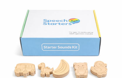Speech Starters Starter Sounds Kit: Wooden Phonemic Awareness Toy – Hands-On Learning Kit for Toddlers & Preschoolers