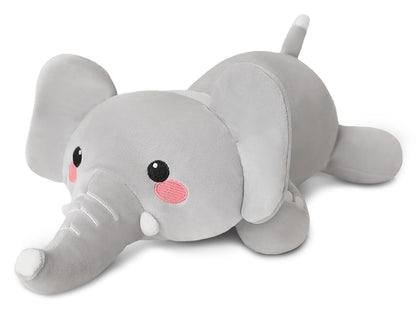 TOYSYM Weighted Stuffed Animals, 3.74 lbs Elephant Stuffed Animal with Weighted Beads, Cute Plush Toy Pillow Gifts for Adults Kids Boys Girls