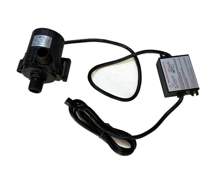 SHYSKY Small Yet Power Brushless DC Water Submersible Pump DC50E-24150S 24V 86W 15M 49ft Lift 412GPH Low Noise Continuous Circulation Cooling Pressure Gardening Sys