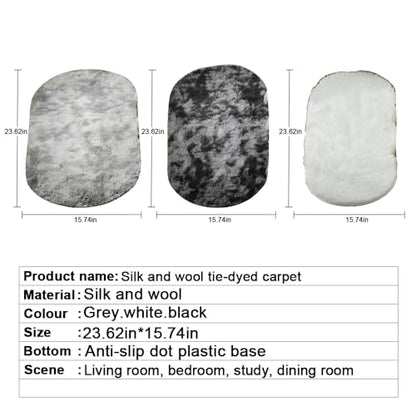 1pc, Soft Fluffy Shag Area Rugs for Living Room, Shaggy Floor Carpet for Bedroom, Carpets Home Decor Rugs, Cute Luxury Non-Slip Machine Washable Carpet, Home Decor Room Decor,White