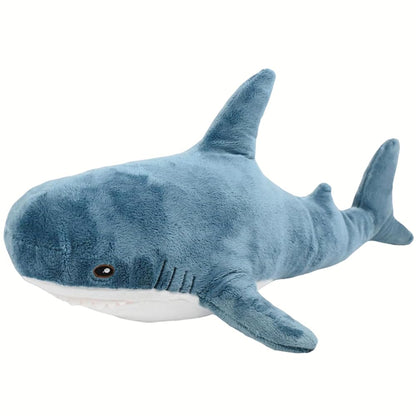 XIYUAN 39.3-Inch SharkPlush Toy Giant SharkStuffed Animal Soft SharkPillow Cushion Shark Plush Pillow Chubby Stuffed Shark Toy Bedtime Gift Throw Pillow for Home Room Décor Kids
