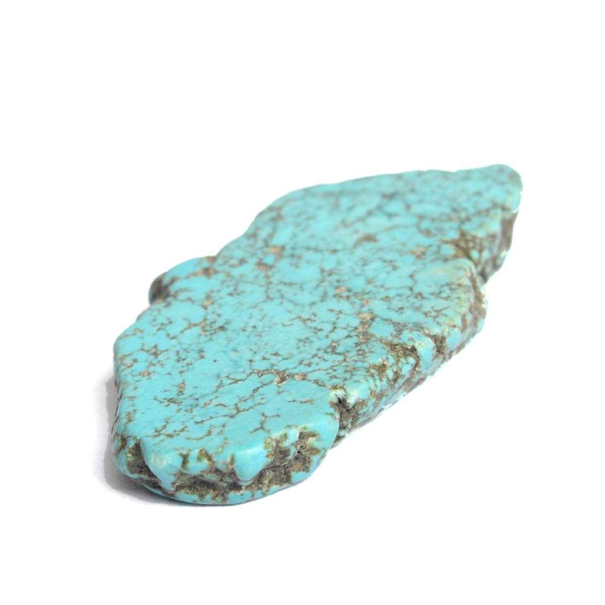 GEMHUB Healing Crystal Blue Turquoise Slab 74.00 Ct Uncut Blue Turquoise Natural Blue Turquoise Loose Stone