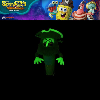 Spongebob Squarepants The Flying Dutchman Kids Plush Cuddle Pillow, Glow in The Dark, Super Soft & Cozy, (Officially Licensed Product) By Franco Collectibles