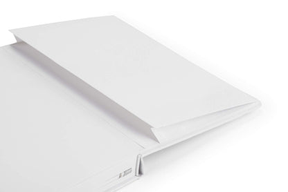 Minimalism Art, Premium Hard Cover Notebook Journal, Classic 5" x 8.3", 122 Numbered Pages, Gusseted Pocket, Ribbon Bookmark, Extra Thick Ink-Proof Paper 120gsm, San Francisco (Dotted, Amber Yellow)