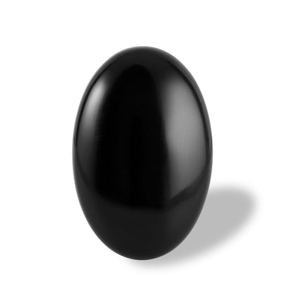Nvzi Black Obsidian Crystal Palm Stone, Worry Stones, Crystals and Healing Stones, Polished Rocks, Natural Gemstones, Chakra Stones for Healing Crystals Daily Use