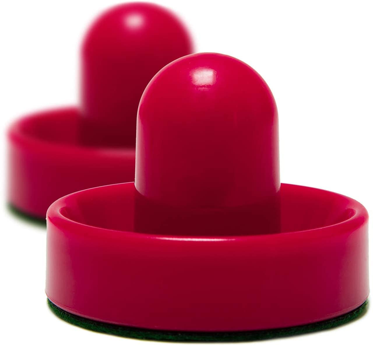 Air Hockey Pucks and Paddles - Rechargeable Floating Air Hockey Pucks for Any Flat Surface, Include a Charging Cable and Electronic Rechargeable Air Hockey Pucks, 2 Air Hocky Strikers