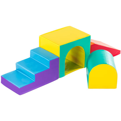 New Bounce Toddler Climbing Toys - Soft Play Set for Kids - Foam Climbing Blocks - Safe Soft Gym Equipment - Great for All Ages