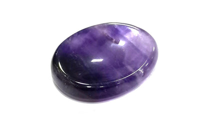 Amethyst (A Grade) Thumb Worry Stones Metaphysical Gemstone Crystal Healing Reiki Men Women Gift FENG Shui Positive Energy Love Wellness Palm Stones Wicca Powerful