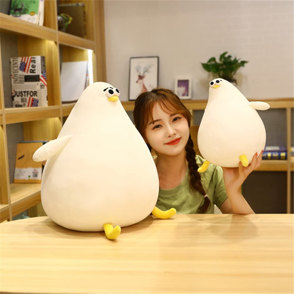 DEYI 26/40cm Simulation Mother Hen Doll, Funny Fat Chicken Plush Toys, Cute Cartoon Chicken Pillow, Creative Gift (40.cm)