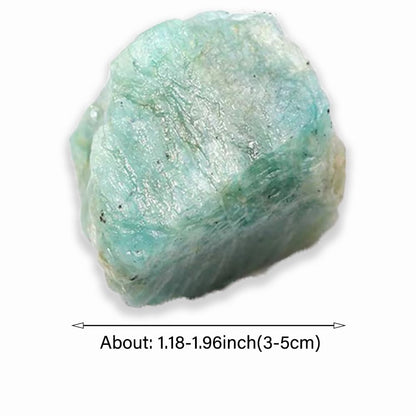2PCS Natural Raw Stone Healing Crystals Bulk, Gemstones for Reiki, Meditation, Home Decor, Garden Fountain Rocks (Amazonite)