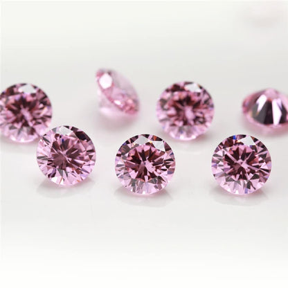 JIANGYUANGEMS 1500pcs 3mm Round Cut 5A Cubic Zirconia Stone Mix 15 Colors Loose CZ Synthetic Gemstone for Jewelry Making 100pcs per color