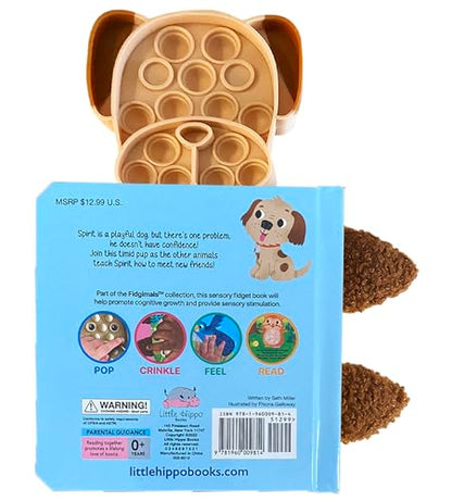 Fidgimals Little Puppy Animal Baby Book | Educational Children's Books, Sensory Board Book with Pop It Fidget Toys, Perfect Sensory Toys for Toddlers ... Books with Sensory Fidget Popper Animals)