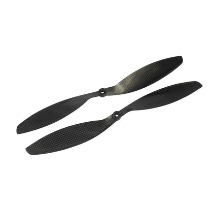 QWinOut 3k Carbon Fiber Propeller Cw CCW 8045 8047 9047 1045 1047 1147 1238 1245 1447 1555 CF Props for RC Quadcopter Hexacopter Multi Rotor UFO (4 Pairs,1045)