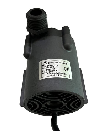 SHYSKY DC55E-12120S 12VDC Small Power efficient Brushless Water Pump 54W 12m 39ft 528GPH Flow Low Noise For Water Circulation Pressurization Cooling sys