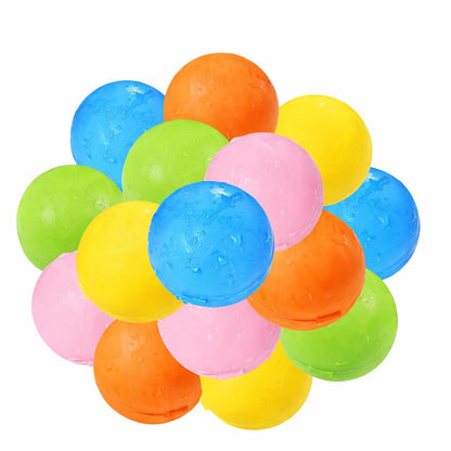 SOPPYCID Reusable Water Bomb balloons, Magnetic Refillable Water balls - Pool Toys for Boys and Girls, Beach Outdoor Activities Water Games Toy for kids Self Sealing Water Splash Ball (15Pack)