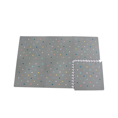 Soft Non-Toxic Baby Play Mat, Toddler Playmat, Colorful Jigsaw Puzzle PlayMat, Tiles 24 x 24 inch Foam Floor Mats for Kids & Babies | EVA Foam Interlocking Tiles for Nursery, Playroom (Grey 6 PCS)
