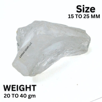 Crystals, Rocks, Jade, Crystals and Healing Stones, Witchcraft Supplies, Healing Crystals, Stones, Healing Stones, Rock Collection, Agate, Raw Stones (Clear Quartz, 2 Pcs)