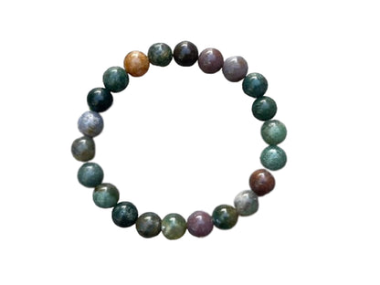 GAF TREASURES Fancy Jasper Crystal Bead Bracelet 8mm, Genuine Fancy Jasper Stretch Gemstone Bracelet, Healing Crystal Bracelet, Gift for Men & Women (1)