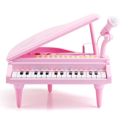 Amy&Benton Toddler Piano Toy for Baby Girls Pink Toy Piano Keyboard for 2 3 4 Year Old Birthday Gifts for Girls