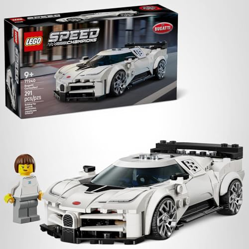 LEGO Speed Champions Bugatti Centodieci Hyper Sports Car Toy - Model Kit & Pretend Play Toy for Boys & Girls, Ages 9+ - Italian Model Car Kit for Racing Fans - Gift Idea for Birthdays - 77240