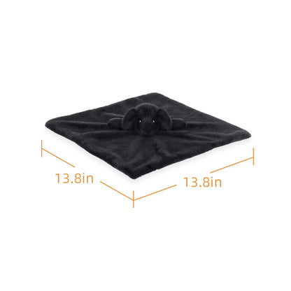 Apricot Lamb Black Labrador Security Blanket for Babies, Soft Loveys for Baby Boy and Girl, 14 Inches for Infant and Toddlers