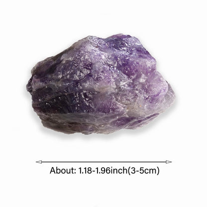 2PCS Natural Raw Stone Healing Crystals Bulk Healing Gemstones for Reiki Tumbling Fountain Rocks Meditation Garden Home Decor (Amethyst)