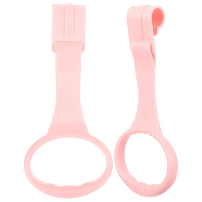 SAFIGLE Baby Crib Pull Rings Infant Playpen Pull up Rings for Toddler Walking Assistance Lightweight Baby Bed Stand up Handles with Smooth Rounded Edges for Safe Grip 7.67X3.54X0.47In