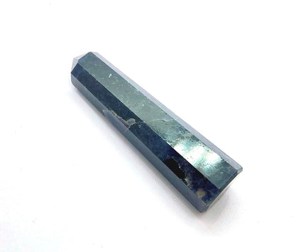 WholesaleGemShop 3 Inch (70 mm) Gemstones IOLITE Obelisk Tower Jumbo Facet Aura Rock Crystal Natural Polished Earth Wand Spirit