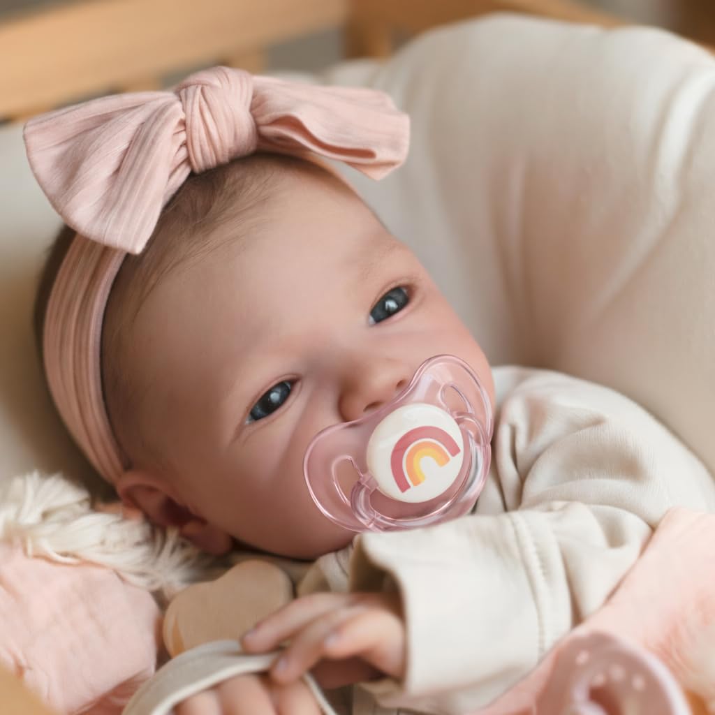 WOOROY Realistic Reborn Baby Dolls - 20 Inch Lifelike Newborn Baby Doll Girl Real Life Baby Dolls with Weighted Soft Body Gift Toy for Kids Age 3+
