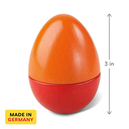 HABA Fun with Sounds Wooden Eggs - 5 Acoustic Sounds, Made in Germany, Kids Musical Instruments, Toddler Sensory Toys Montessori Toys for 2 yrs+