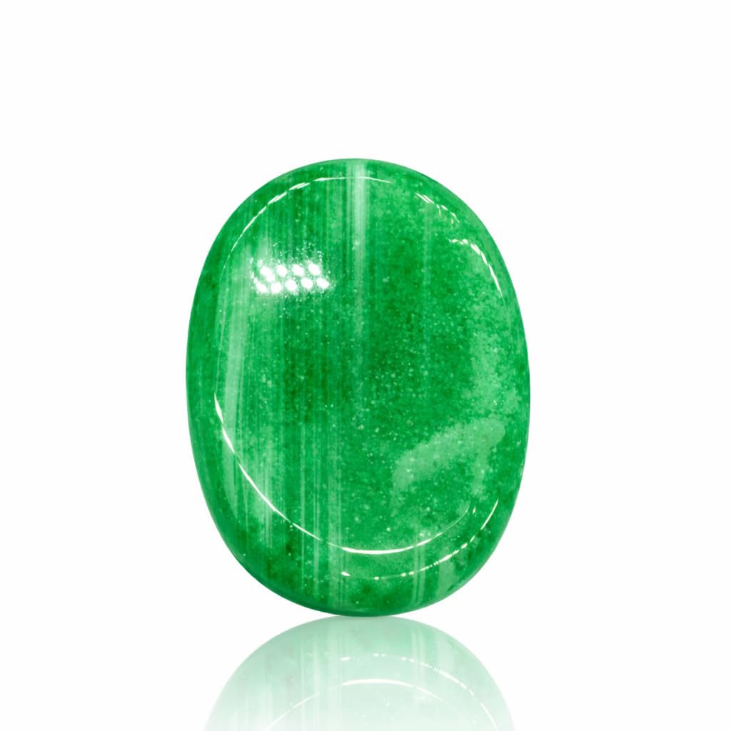 Green Strawberry Thumb Worry Stones Metaphysical Gemstone Crystal Healing Reiki Men Women Gift FENG Shui Positive Energy Love Wellness Palm Stones Wicca Powerful