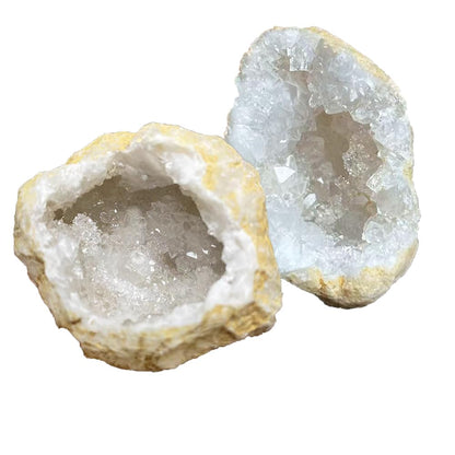 2PCS Natural Raw Stone Healing Crystals Bulk Healing Gemstones for Reiki Tumbling Fountain Rocks Meditation Garden Home Decor (Agate geode)