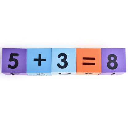 BOHS Foam Learning Blocks - Number,Alphabet,Shapes,Sight Words - Quiet,Safe and Soft Stacking Toys for Toddlers,30pcs,1.96 in(5cm)/piece