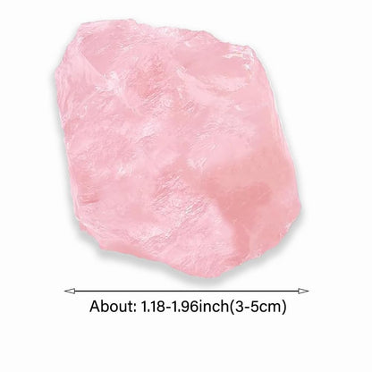 2PCS Natural Raw Stone Healing Crystals Bulk Healing Gemstones for Reiki Tumbling Fountain Rocks Meditation Garden Home Decor (Rose Quartz)
