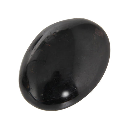 Orientrea Black Tourmaline Stone - 4 Pcs Black Tourmaline Palm Stone Pocket Energy Stone, Smooth Healing Crystal and Worry Stones