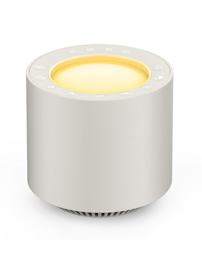 PureNurt White Noise Sound Machine: Red Light Therapy Sleep Sound Machine with 38 Soothing Sounds & Calming Womb Soother, Memory Function, Dimmable Nursery Night Light with Timer for Baby Adult Gift