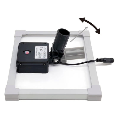 Solar Water Pump with Backup Battery for Birdbath, Fountain, Small Pond, Garden Decoration (Battery Included)
